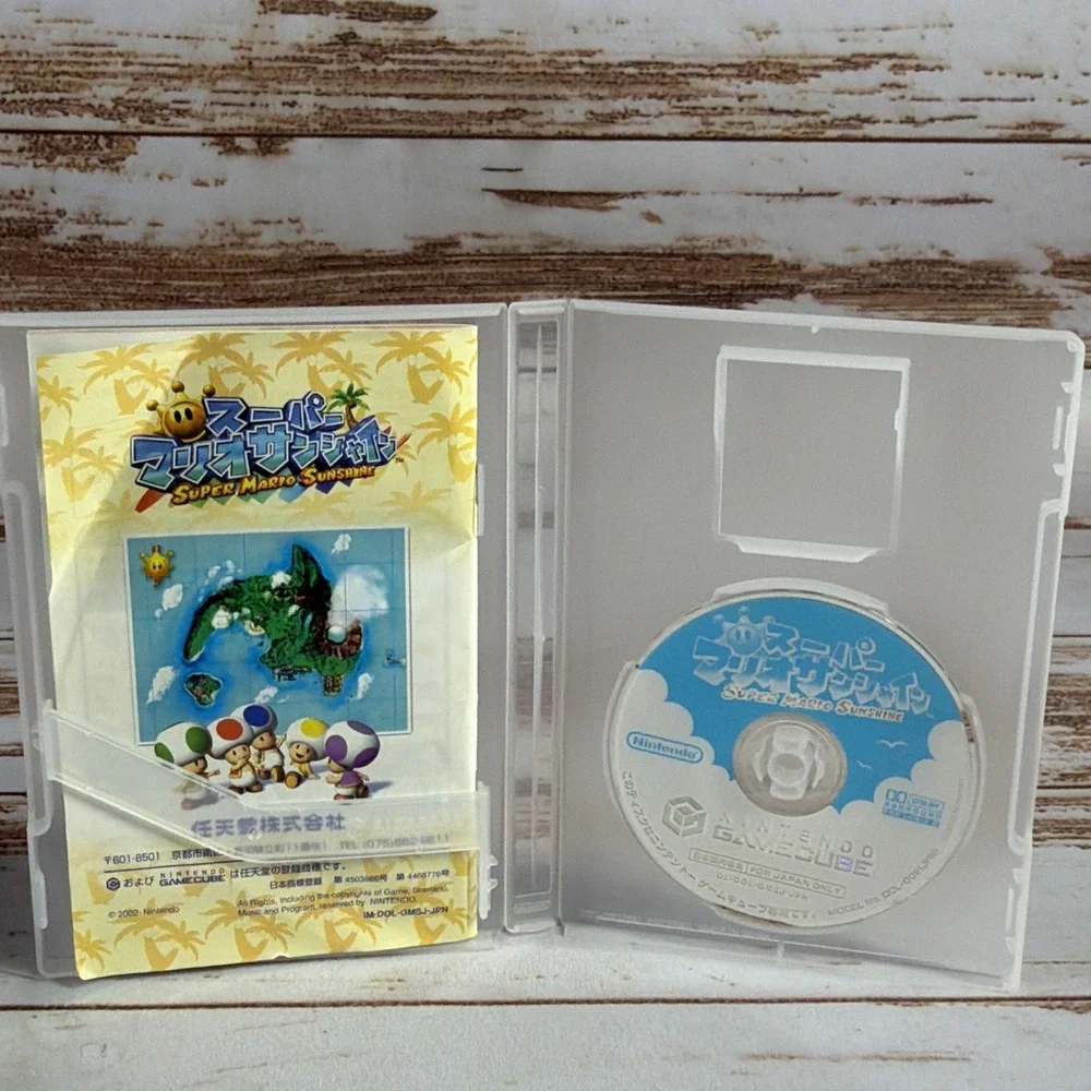 Super Mario Sunshine Nintendo GameCube CIB Japan NTSC‑J Tested – Used